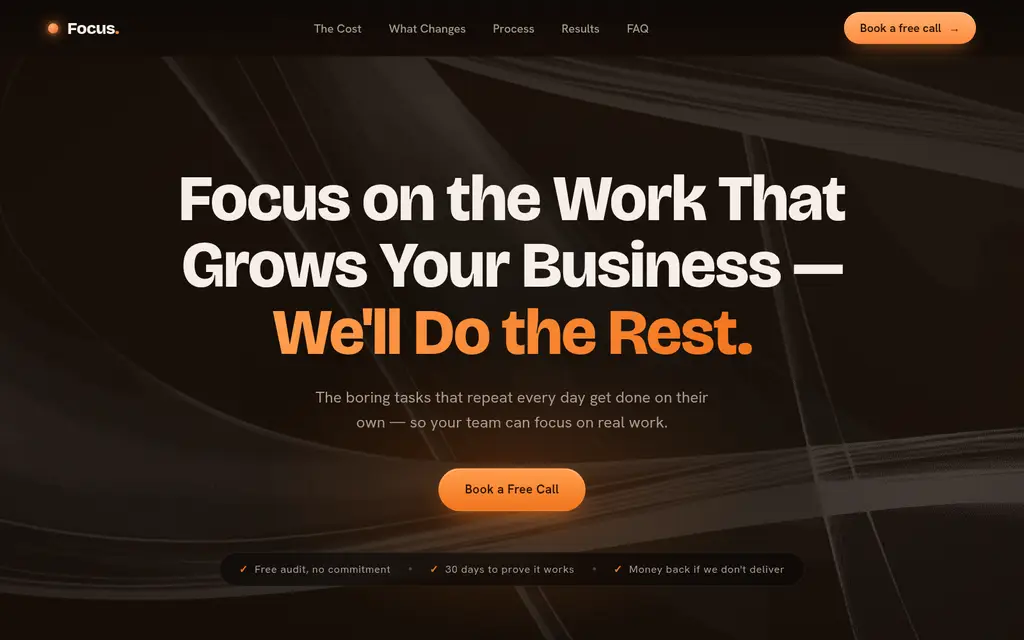 FocusOps — AI-agent cloud brain for task management